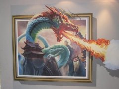 廣州市噴繪3d畫，手繪與數(shù)碼的區(qū)別在哪？