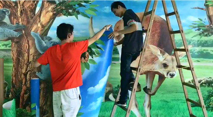 廣州3D地畫墻畫設(shè)計(jì)安裝，有創(chuàng)意場景布置